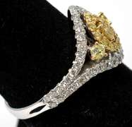 Dazzling Multi-Color Diamond Ring, 14KT