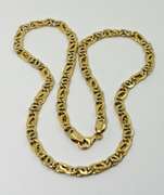 Gorgeous 18K 21" Fancy Link Necklace