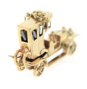 Vintage 18kt Yellow Gold Car Charm