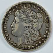 Rare key date 1893-O Morgan Silver Dollar in sharp XF