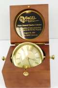 Clock in Display Box to Major General Bolden, A&M Uni