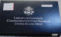 2000 PROOF Library of Congress Sil Dol