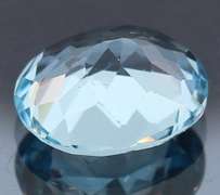 Simply stunning 5.70ct 10x12mm vivid sky blue Topaz
