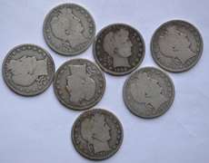 7 Barber Halves