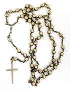 Vintage Mexican Sterling Silver Rosary