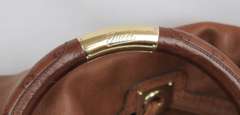 Gucci Brown Leather Babouska Indy Top Handle Bag