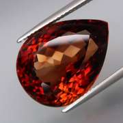 Stunning 22.60ct pear cut Imperial Topaz