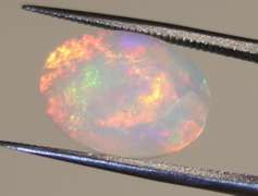 Snow white! FULL FLORAL 3.07ct Welo Opal