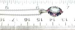 Very Colorful Gemstone Pendant Necklace