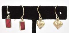 4 Pairs of Sterling Silver Earrings