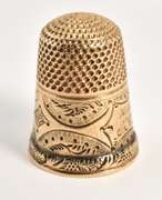 Neat Antique Gold Thimble