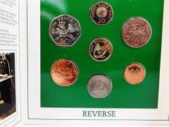 1987 Guernsey 7 Coin Uncirculated Set