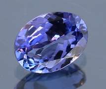 Vivid 1.20ct violet blue Tanzanite