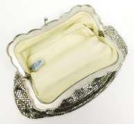 Vintage Whiting & Davis Silver Mesh Clutch Purse