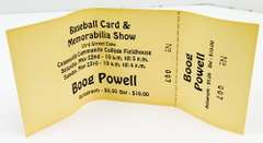 Boog Powell, O's Signed Baseball w/Show Ticket