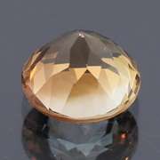 Exciting 3.76ct 9.1mm Imperial Topaz solitaire