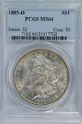 Great near Gem BU 1885-P Morgan Silver Dollar PCGS MS64