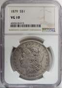 Certified Morgan Silver Dollar 1879