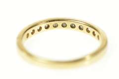 14K Yellow Gold 0.44 Ctw Classic Diamond Wedding Band Ring