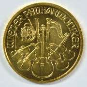 Superb Gem BU 2009 Austria Philharmonic 1/10th Gold