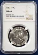 1963 NGC MS 64 50 C