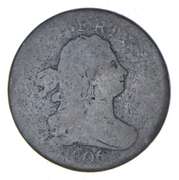 1806 Draped Bust Half Cent - C-2 - Circulated