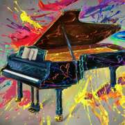 Very Grand Piano by Warren, Jim