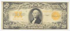 1922 $20 United States Gold Certificate - Large Note