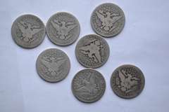 7 Barber Halves