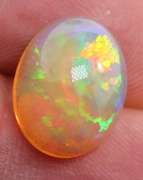 Phenomenal full spectrum flashing 4.68ct semi-black Opal