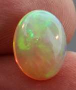 Shimmering 3.43ct multi patterned Welo Opal