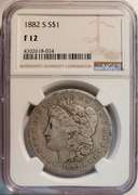 Certified Morgan Silver Dollar 1882-S