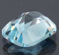 Vivid! 7.23ct radiant cut Swiss blue Topaz