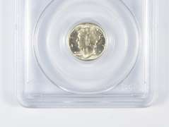 MS67 FB 1940-D Mercury Silver Dime - CAC - Graded PCGS
