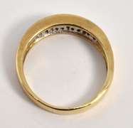 Unusual Baguette and Round Diamond Band