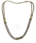 Favorite 2 Row X Mesh Necklace