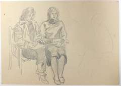 VERY COLLECTIBLE PENCIL DRAWINGS ON PAPER BY KORNNEEV