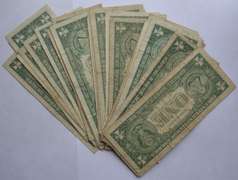 38 Mostly 1957 Series $1 Silver Certificates