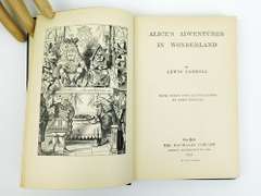 1917 Alice's Adventures in Wonderland Antique Book