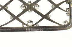 Sterling Silver Georg Jensen Lattice Squared Pattern 255 Pin/Brooch