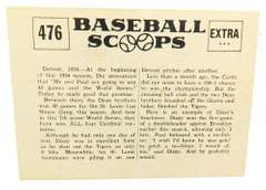1961 Baseball Scoops Dizz & Daffy Dean Baseball Card