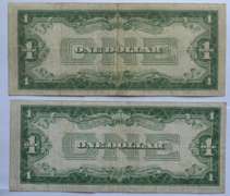2 1928 A Star Silver Certificates
