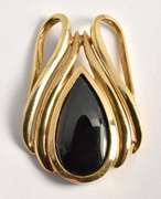 Bold Black Onyx Slider/Pendant