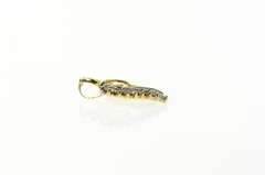 10K Yellow Gold Heart Diamond Classic Simple Heart Pendant