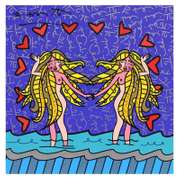 Gemini Girls (White) by Britto, Romero