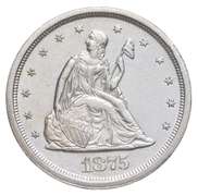 1875-S Seated Liberty Twenty-Cent Piece