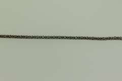 Sterlking Silver Solid Byzantine Chain Necklace