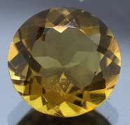 Glittering 5.26ct unheated Citrine solitaire