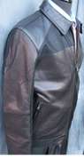 Fine Quality Black Leather Jacket By Emmanuelle Ungaro