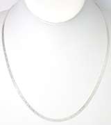 Lovely Sterling Herringbone Necklace with Dolphins in Sterling Silver